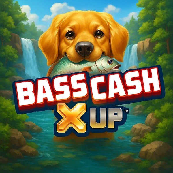 Bass Cash X UP game by Alchemy Gaming – logo hosted on Bassbet Casino