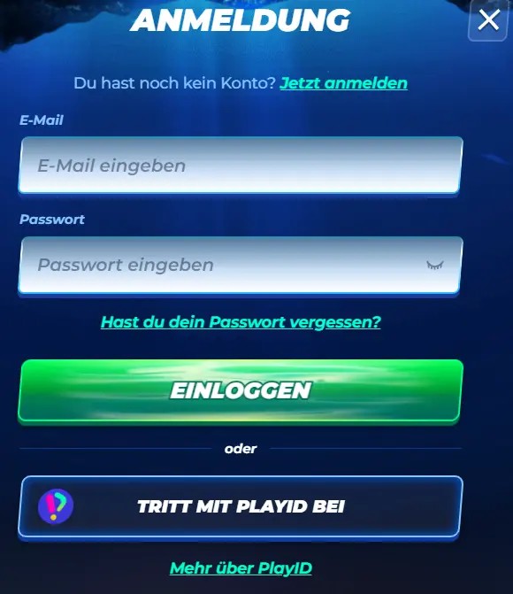 BassBet Login – E-Mail und Passwort eingeben, um sich im Casino anzumelden