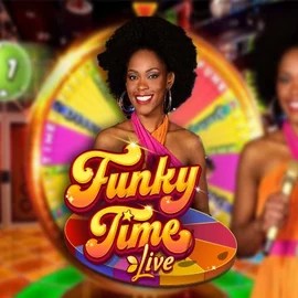 Funky Time online game logo by Evolution on basssbet.de