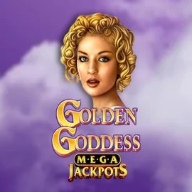 Golden Goddess Megajackpots slot logo by IGT at Bassbet Casino