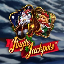 Jingle Jackpots logo by Dragon Gaming Bassbet Casino
