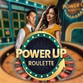 PowerUP Roulette logo by Pragmatic Play at Bassbet Casino